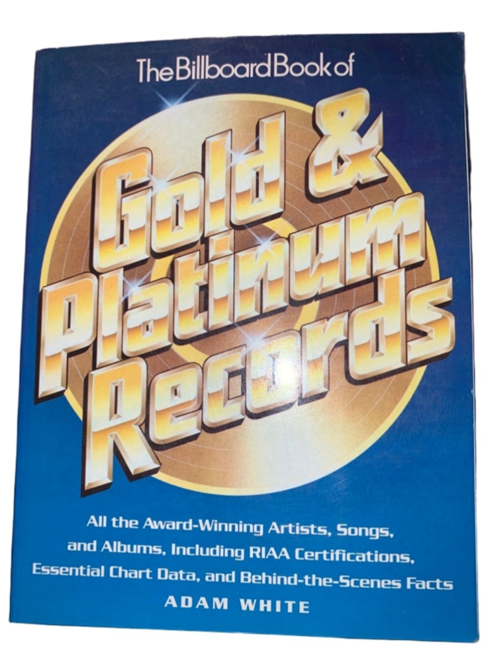 Billboard Books Gold & Platinum Records Book 1990 Blue Gold